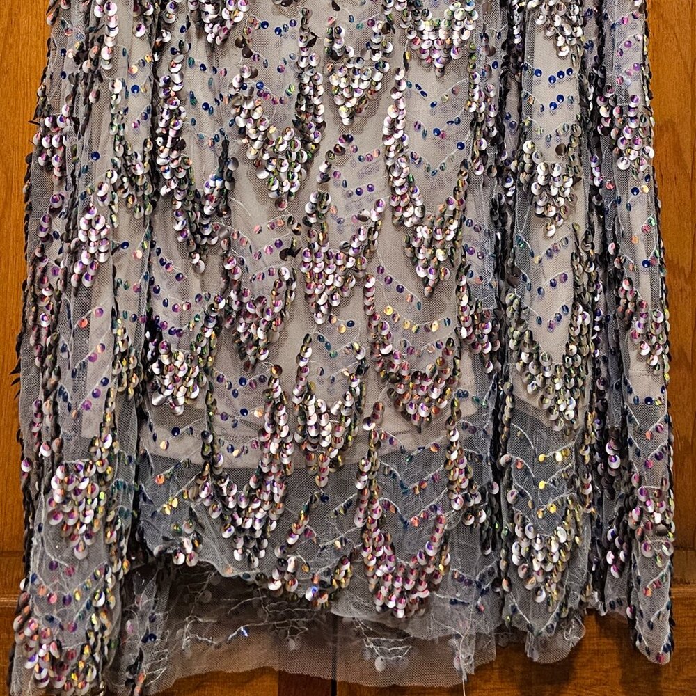 Mini Sequin Shift Dress